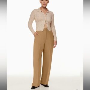 WILFRED ARITZIA Alanya Wide Leg Crepe Trouser 10